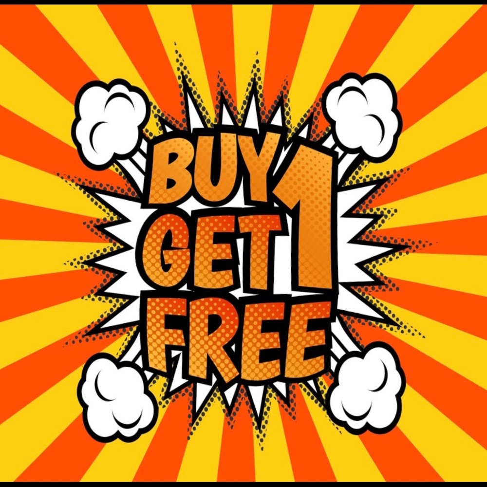 Buy 1 pair earrings, get 1 free!